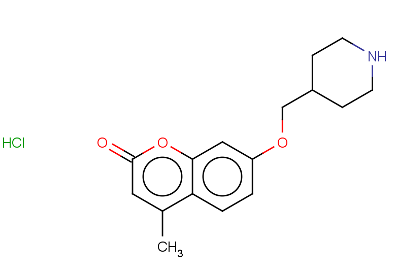 4-methyl-7-[(piperidin-4-yl)methoxy]-2H-chromen-2-one hydrochloride