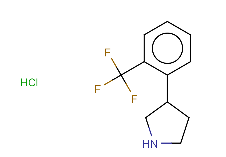 3-(2-(trifluoromethyl)phenyl)pyrrolidine hydrochloride