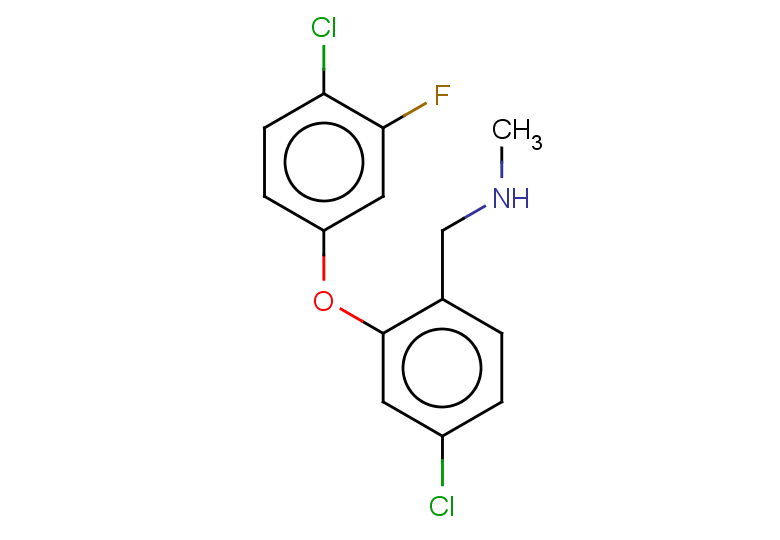 {[4-chloro-2-(4-chloro-3-fluorophenoxy)phenyl]methyl}(methyl)amine