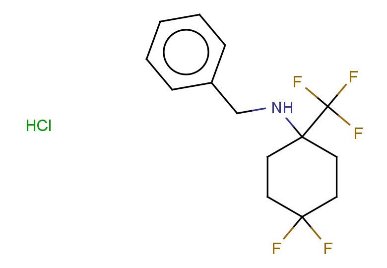 N-benzyl-4,4-difluoro-1-(trifluoromethyl)cyclohexan-1-amine hydrochloride