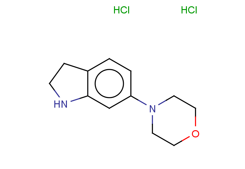 6-(morpholin-4-yl)-2,3-dihydro-1H-indole dihydrochloride