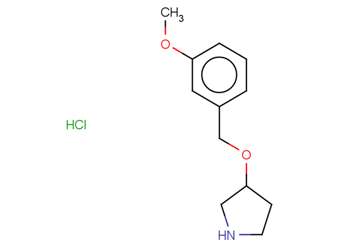 3-((3-methoxybenzyl)oxy)pyrrolidine hydrochloride