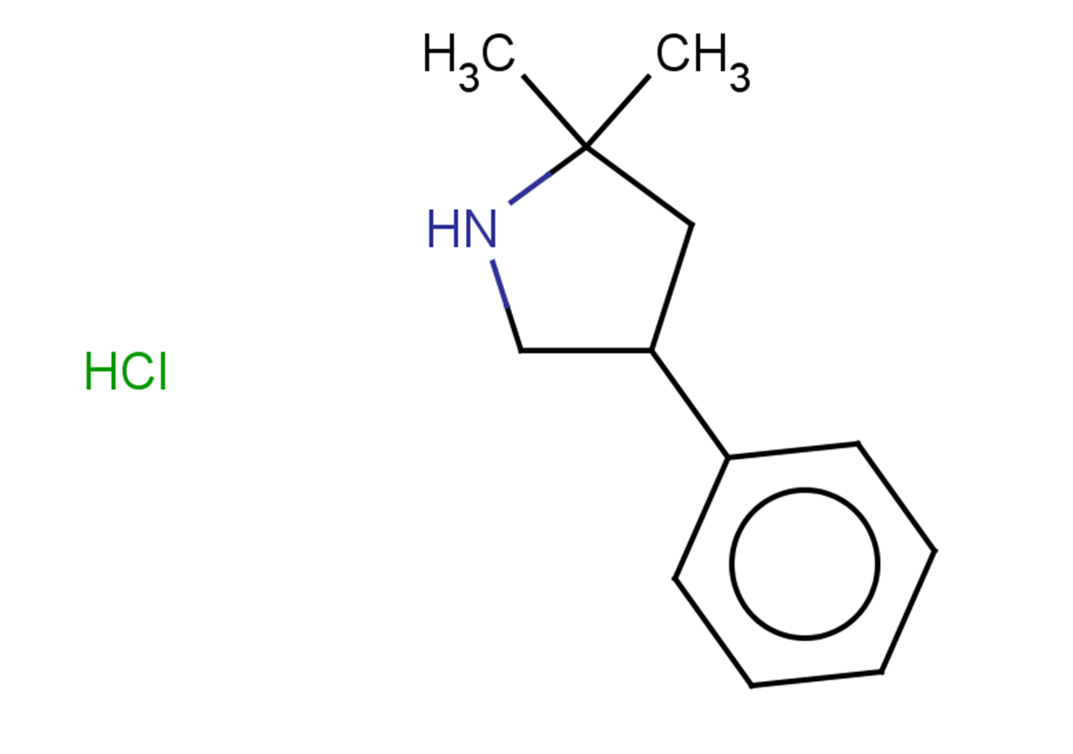 2,2-dimethyl-4-phenylpyrrolidine hydrochloride