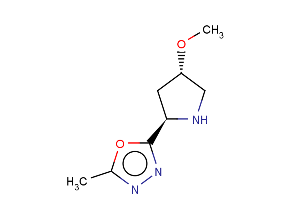 2-[(2R,4S)-4-methoxypyrrolidin-2-yl]-5-methyl-1,3,4-oxadiazole