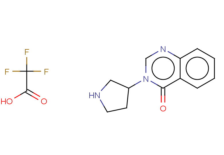 3-(pyrrolidin-3-yl)-3,4-dihydroquinazolin-4-one, trifluoroacetic acid