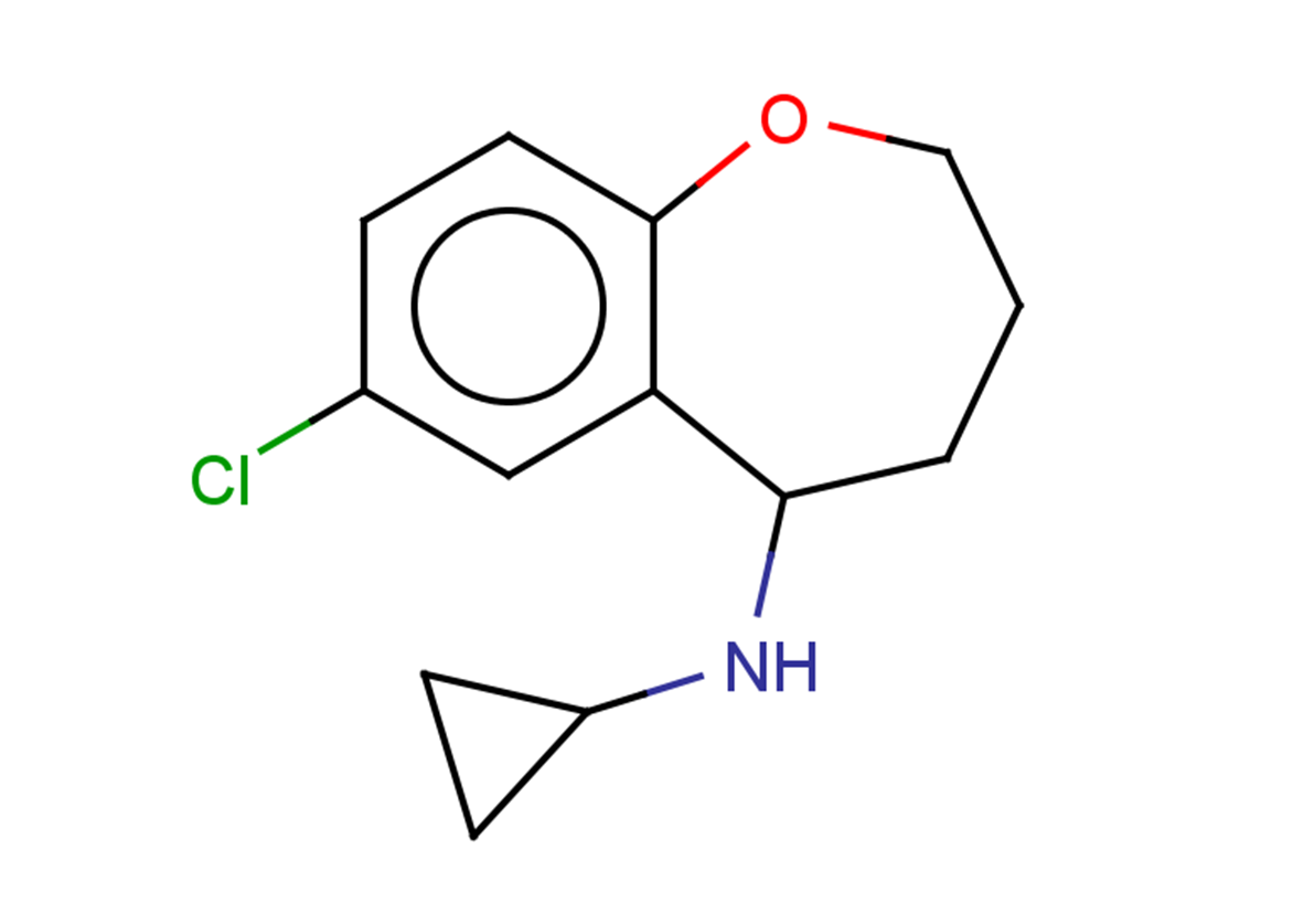 7-chloro-N-cyclopropyl-2,3,4,5-tetrahydro-1-benzoxepin-5-amine