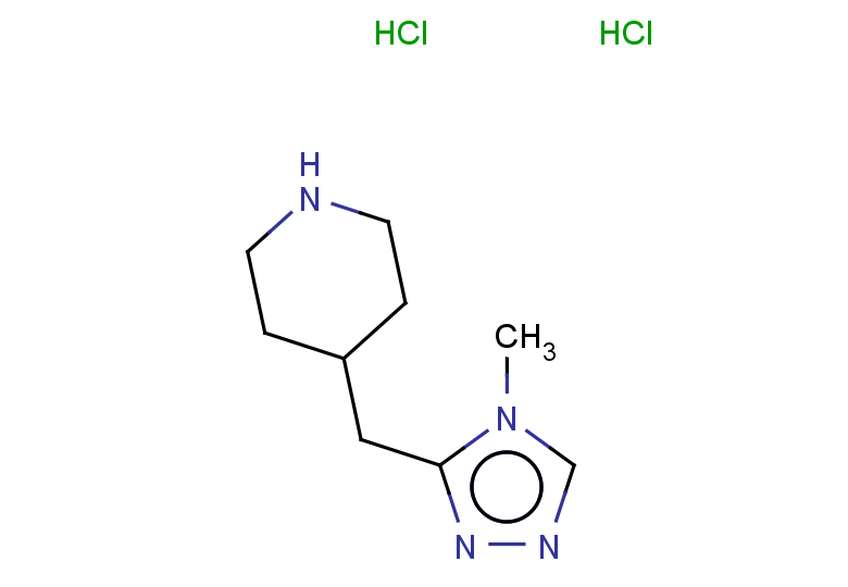4-[(4-methyl-4H-1,2,4-triazol-3-yl)methyl]piperidine dihydrochloride