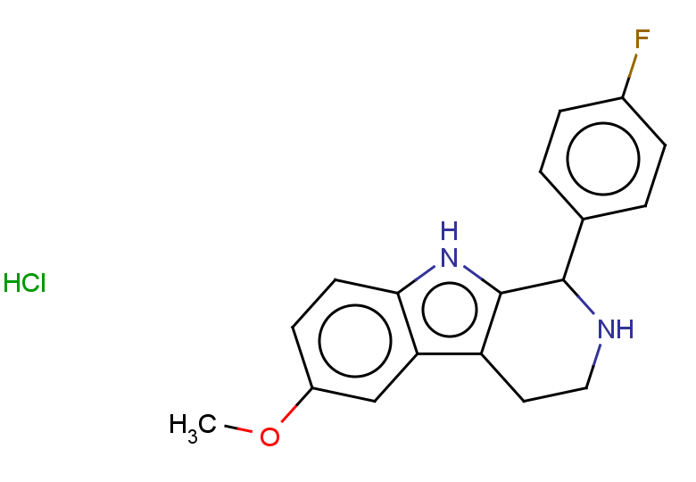 1-(4-fluorophenyl)-6-methoxy-1H,2H,3H,4H,9H-pyrido[3,4-b]indole hydrochloride