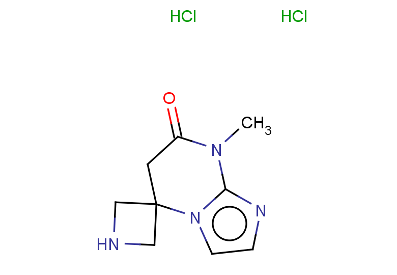 8'-methyl-7',8'-dihydro-6'H-spiro[azetidine-3,5'-imidazo[1,2-a]pyrimidine]-7'-one dihydrochloride