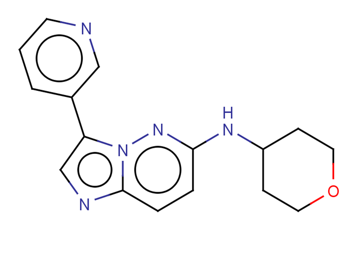 N-(oxan-4-yl)-3-(pyridin-3-yl)imidazo[1,2-b]pyridazin-6-amine