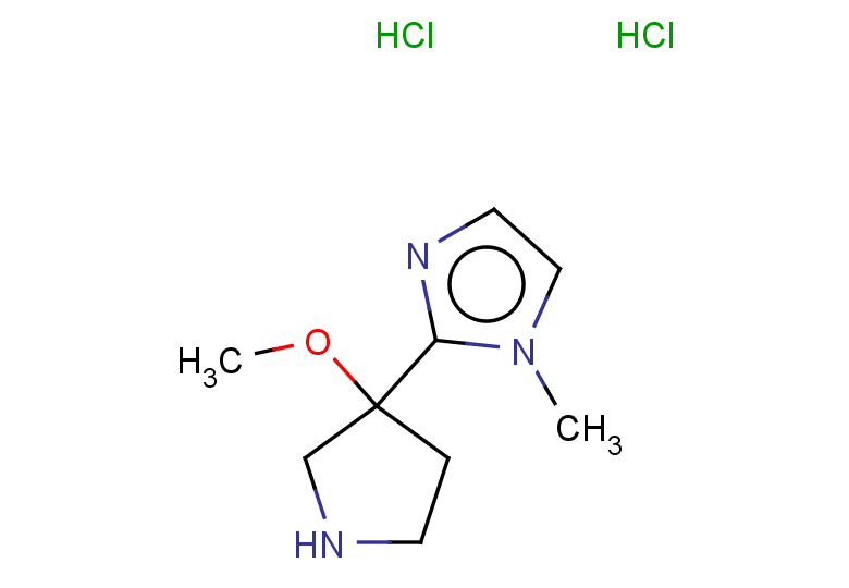 2-(3-methoxypyrrolidin-3-yl)-1-methyl-1H-imidazole dihydrochloride