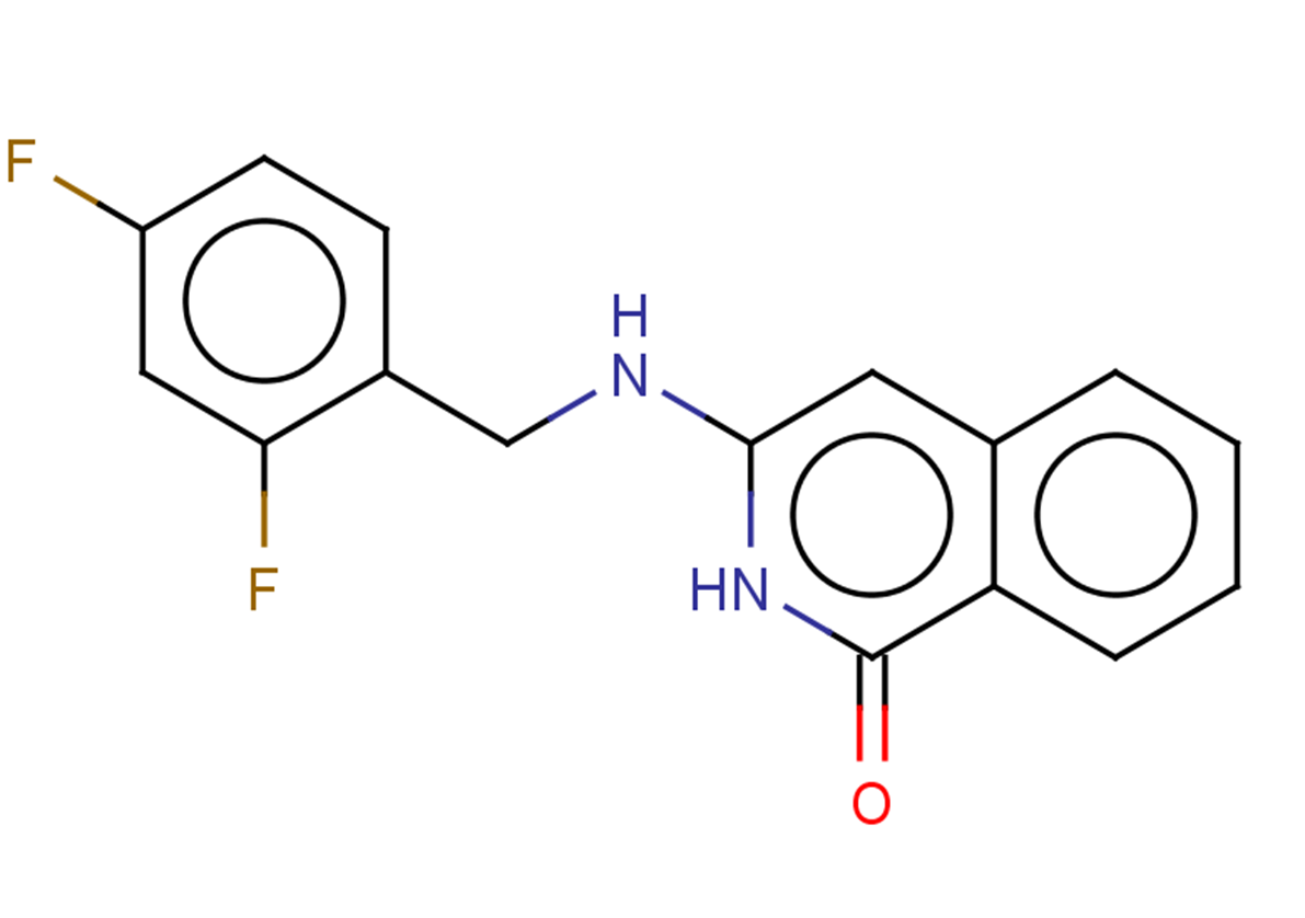 3-{[(2,4-difluorophenyl)methyl]amino}-1,2-dihydroisoquinolin-1-one