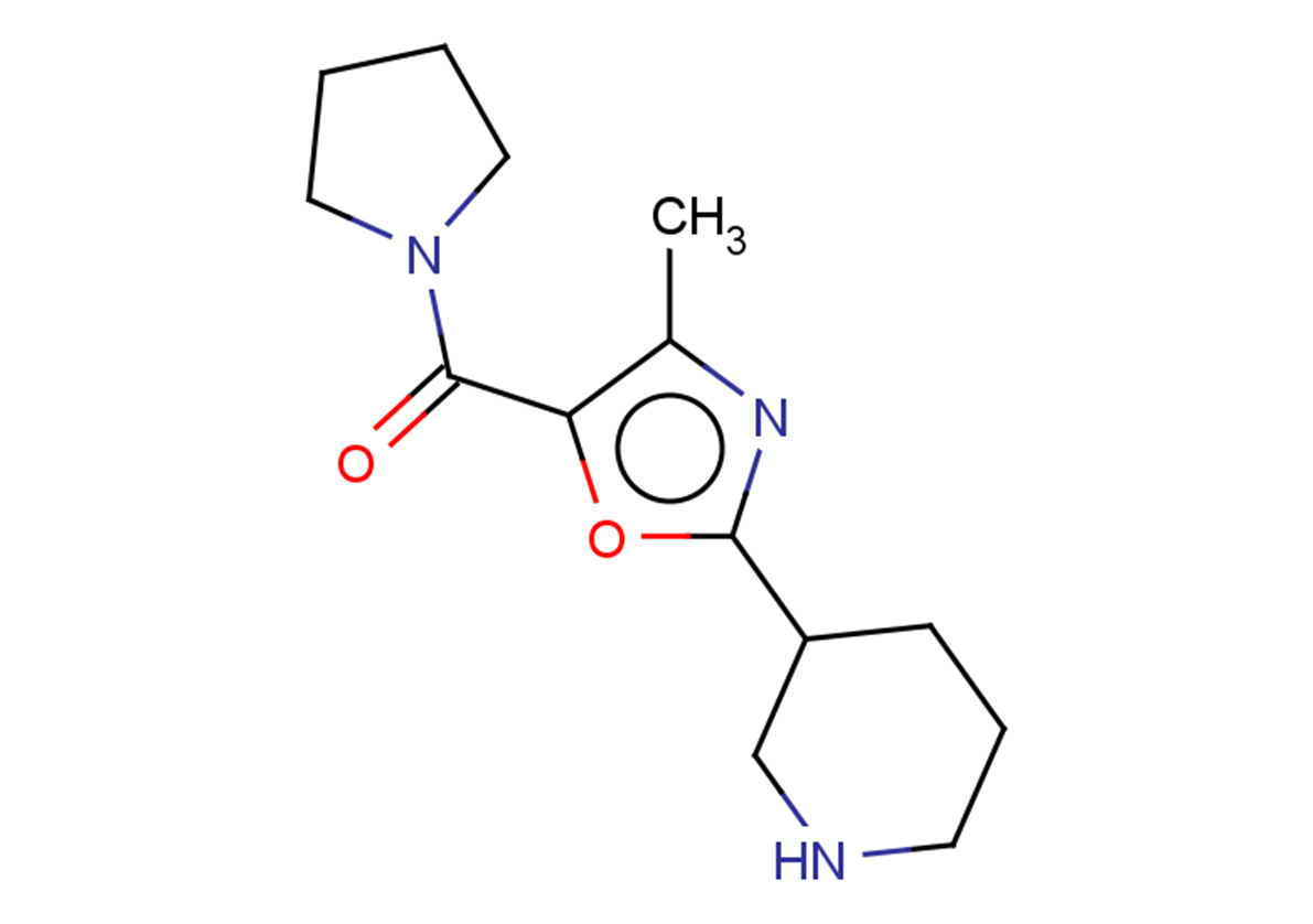 3-[4-methyl-5-(pyrrolidine-1-carbonyl)-1,3-oxazol-2-yl]piperidine