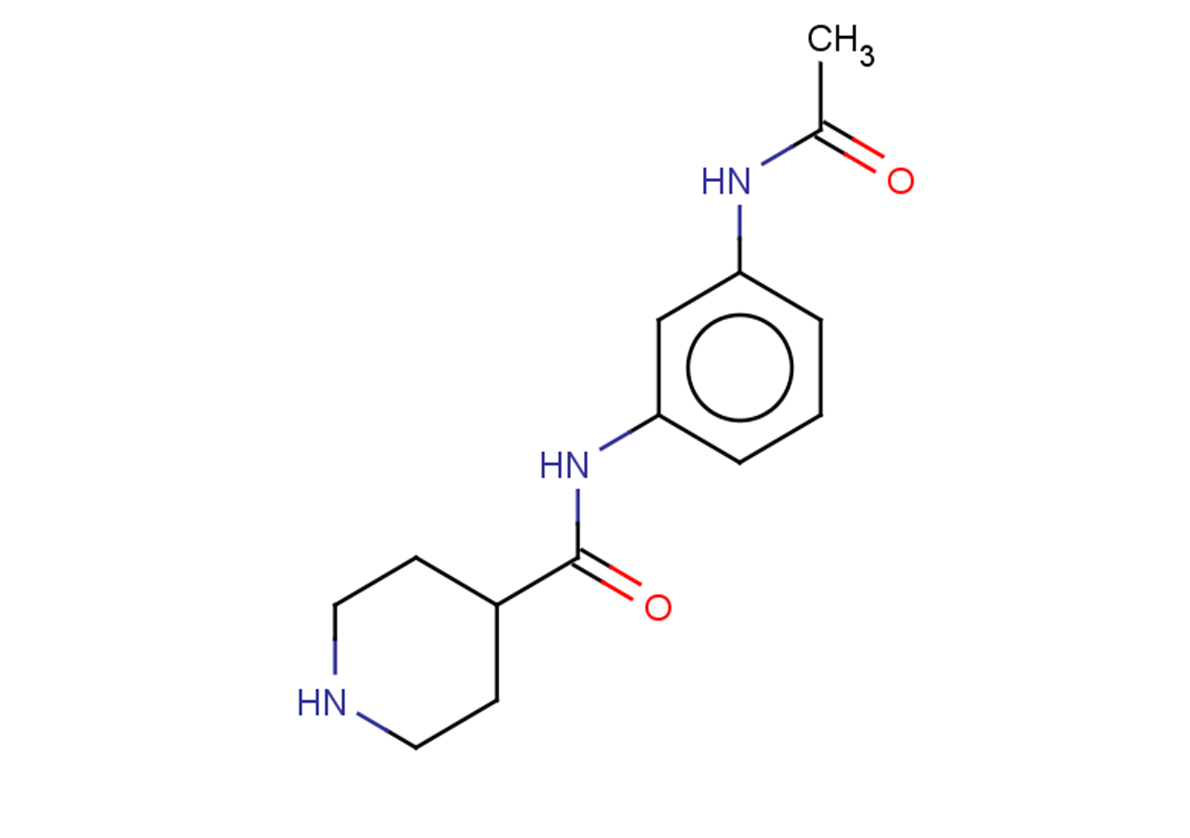N-(3-acetamidophenyl)piperidine-4-carboxamide