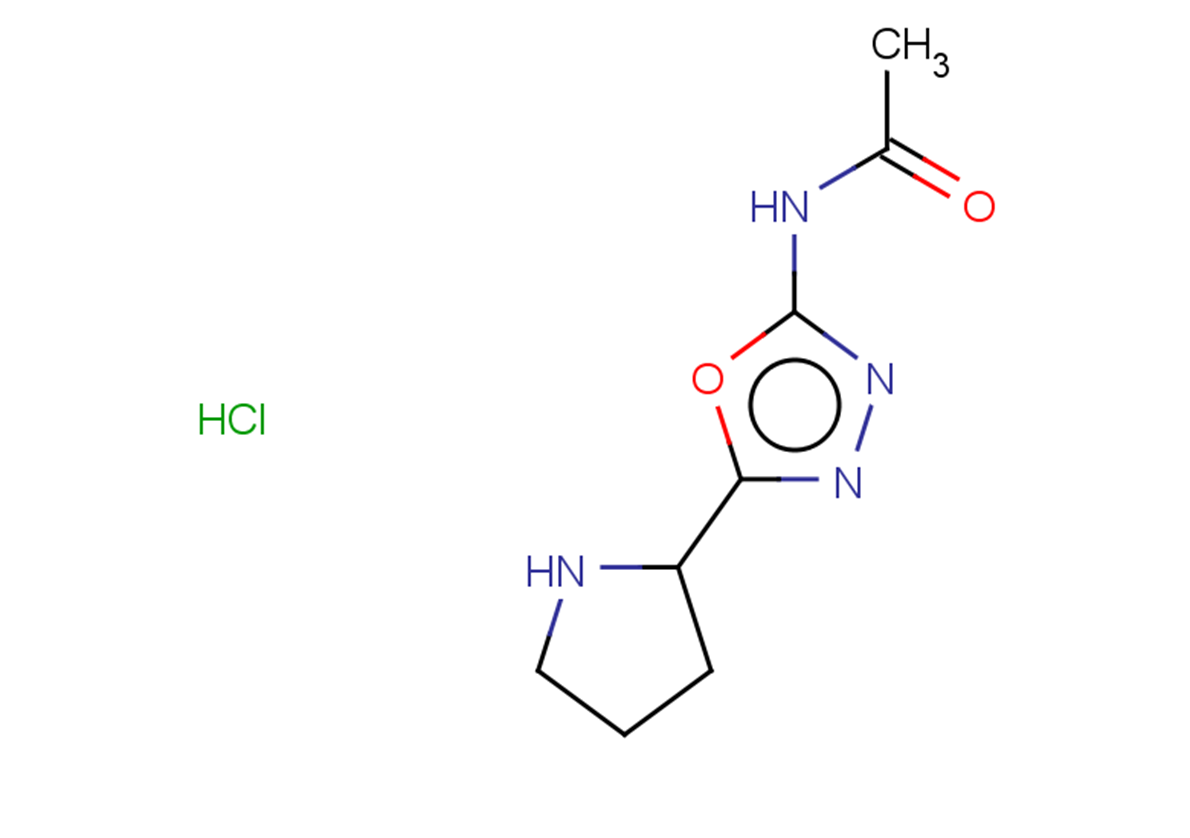 N-[5-(pyrrolidin-2-yl)-1,3,4-oxadiazol-2-yl]acetamide hydrochloride