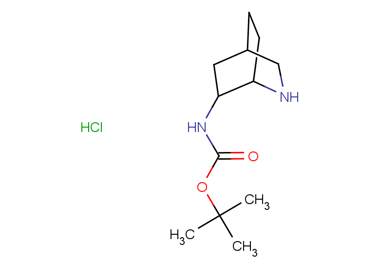 tert-butyl N-{2-azabicyclo[2.2.2]octan-6-yl}carbamate hydrochloride