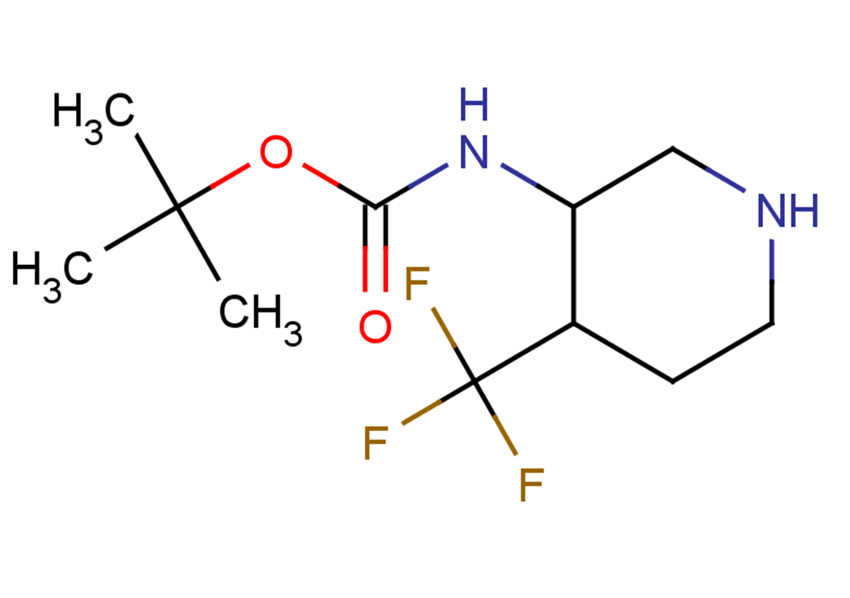 tert-butyl N-[4-(trifluoromethyl)piperidin-3-yl]carbamate
