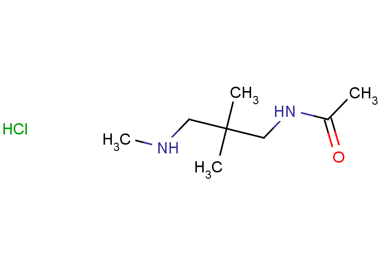 N-[2,2-dimethyl-3-(methylamino)propyl]acetamide hydrochloride