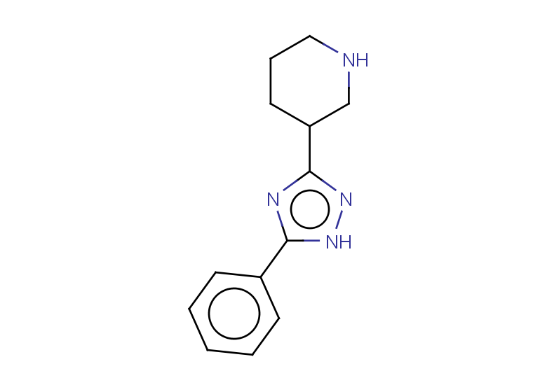 3-(5-phenyl-1H-1,2,4-triazol-3-yl)piperidine