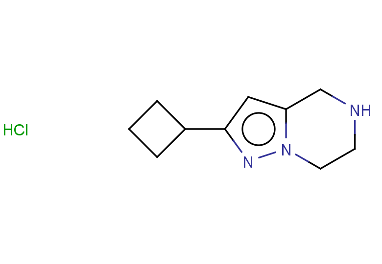 2-cyclobutyl-4H,5H,6H,7H-pyrazolo[1,5-a]pyrazine hydrochloride