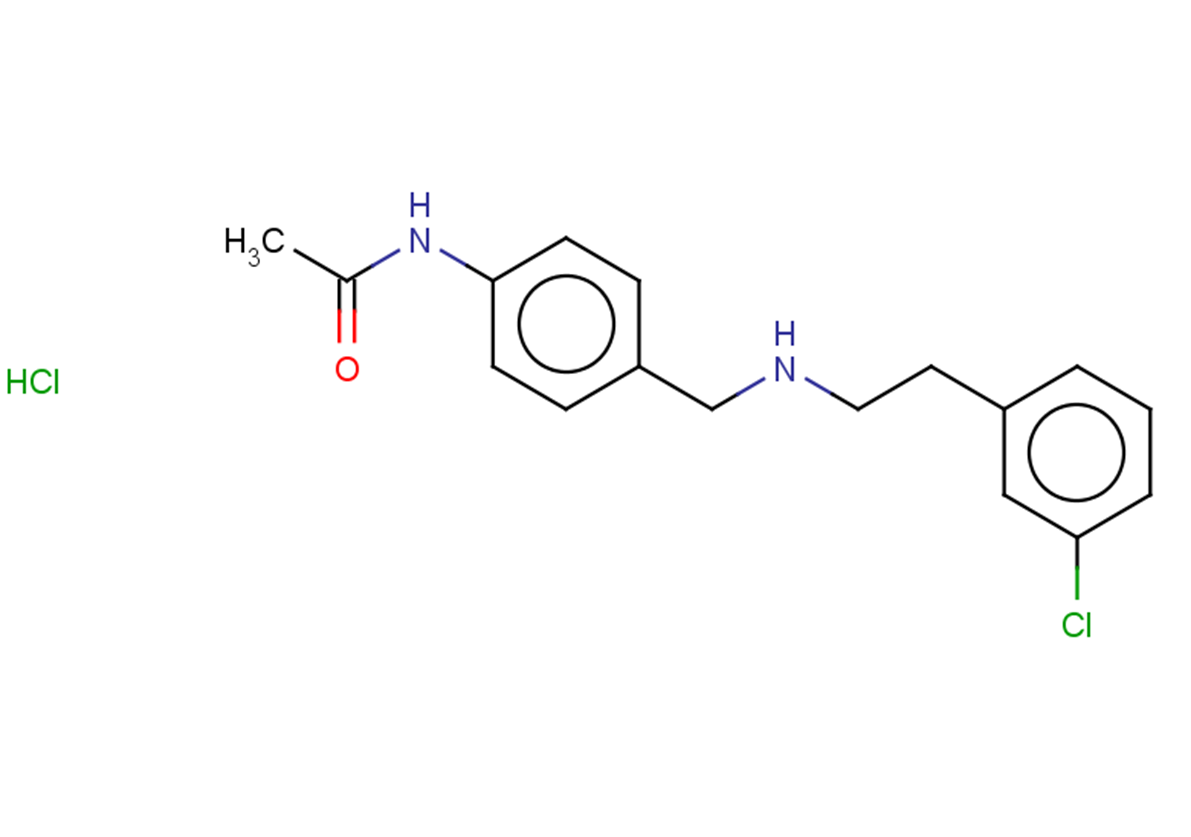 N-[4-({[2-(3-chlorophenyl)ethyl]amino}methyl)phenyl]acetamide hydrochloride