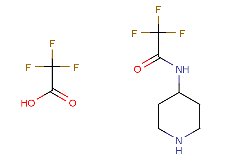 2,2,2-trifluoro-N-(piperidin-4-yl)acetamide, trifluoroacetic acid