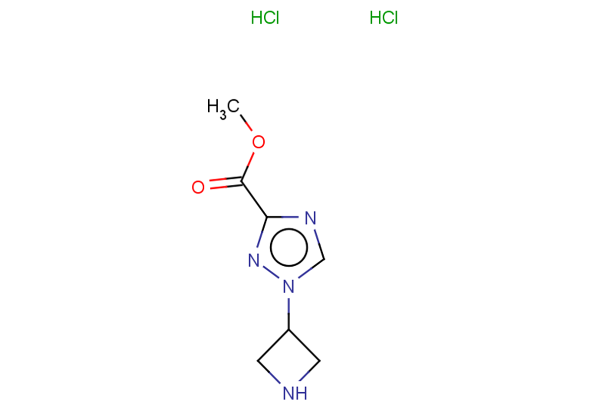 methyl 1-(azetidin-3-yl)-1H-1,2,4-triazole-3-carboxylate dihydrochloride