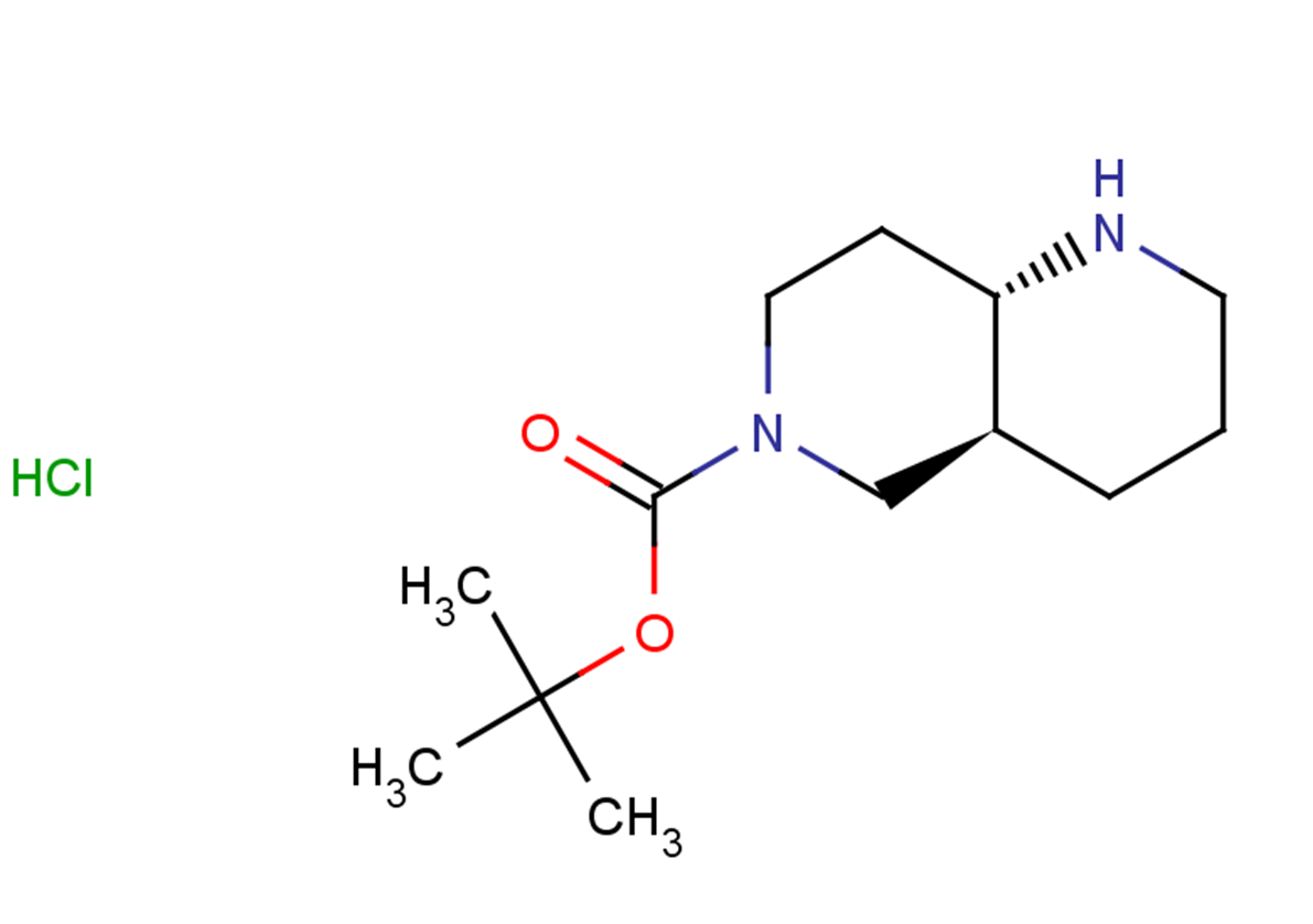 rac-tert-butyl (4aR,8aR)-decahydro-1,6-naphthyridine-6-carboxylate hydrochloride, trans