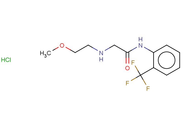 2-[(2-methoxyethyl)amino]-N-[2-(trifluoromethyl)phenyl]acetamide hydrochloride