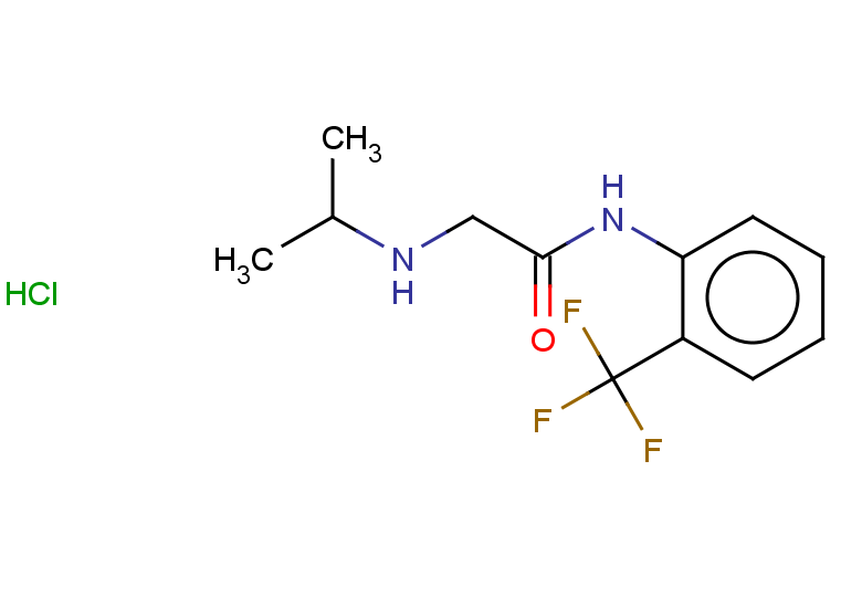 2-[(propan-2-yl)amino]-N-[2-(trifluoromethyl)phenyl]acetamide hydrochloride