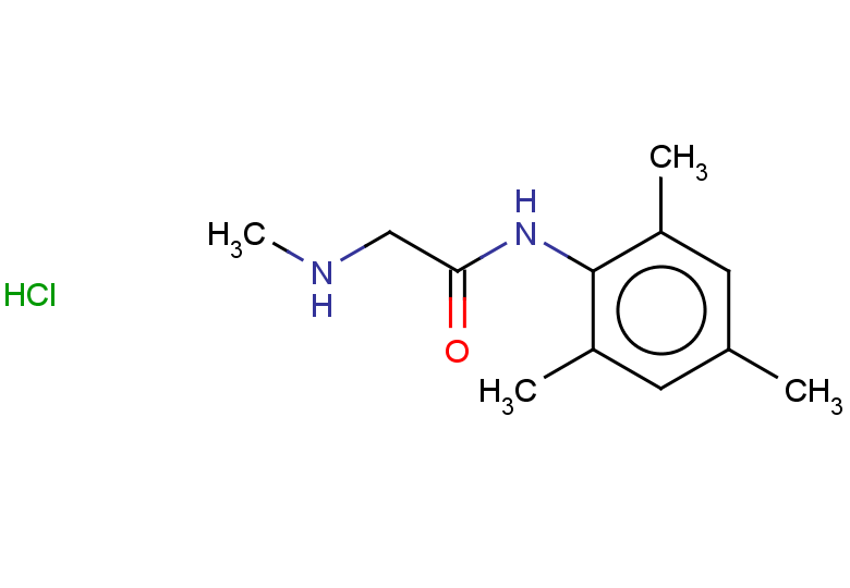 2-(methylamino)-N-(2,4,6-trimethylphenyl)acetamide hydrochloride