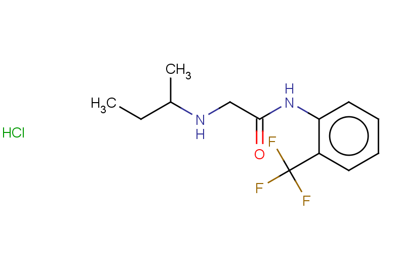 2-[(butan-2-yl)amino]-N-[2-(trifluoromethyl)phenyl]acetamide hydrochloride
