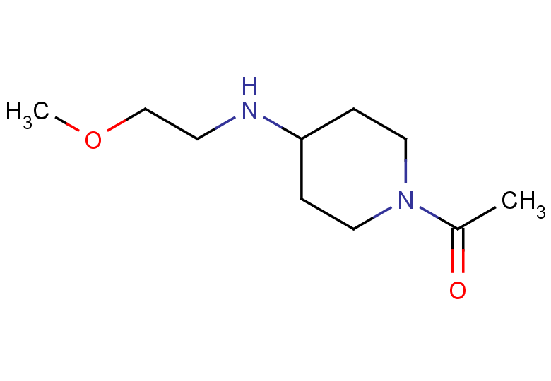 1-{4-[(2-methoxyethyl)amino]piperidin-1-yl}ethan-1-one