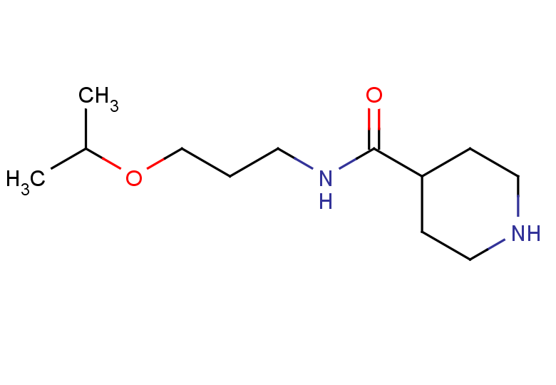 N-[3-(propan-2-yloxy)propyl]piperidine-4-carboxamide