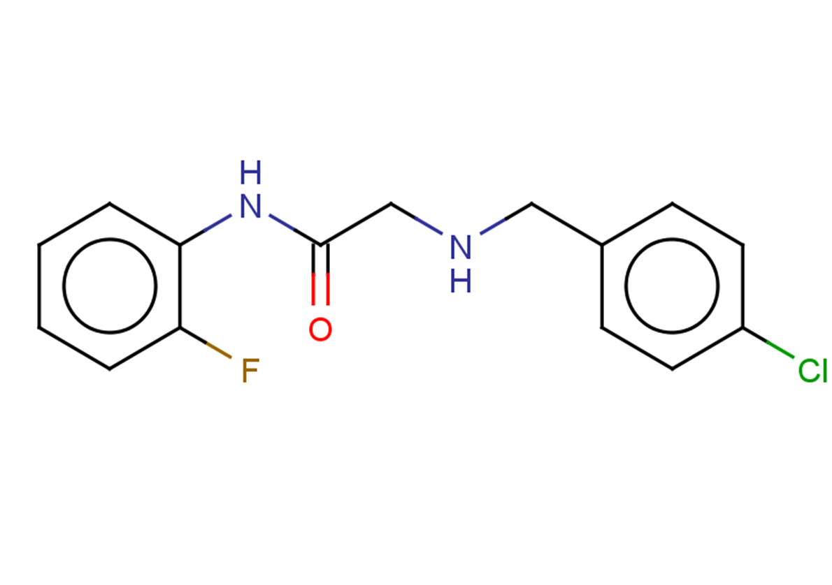 2-{[(4-chlorophenyl)methyl]amino}-N-(2-fluorophenyl)acetamide