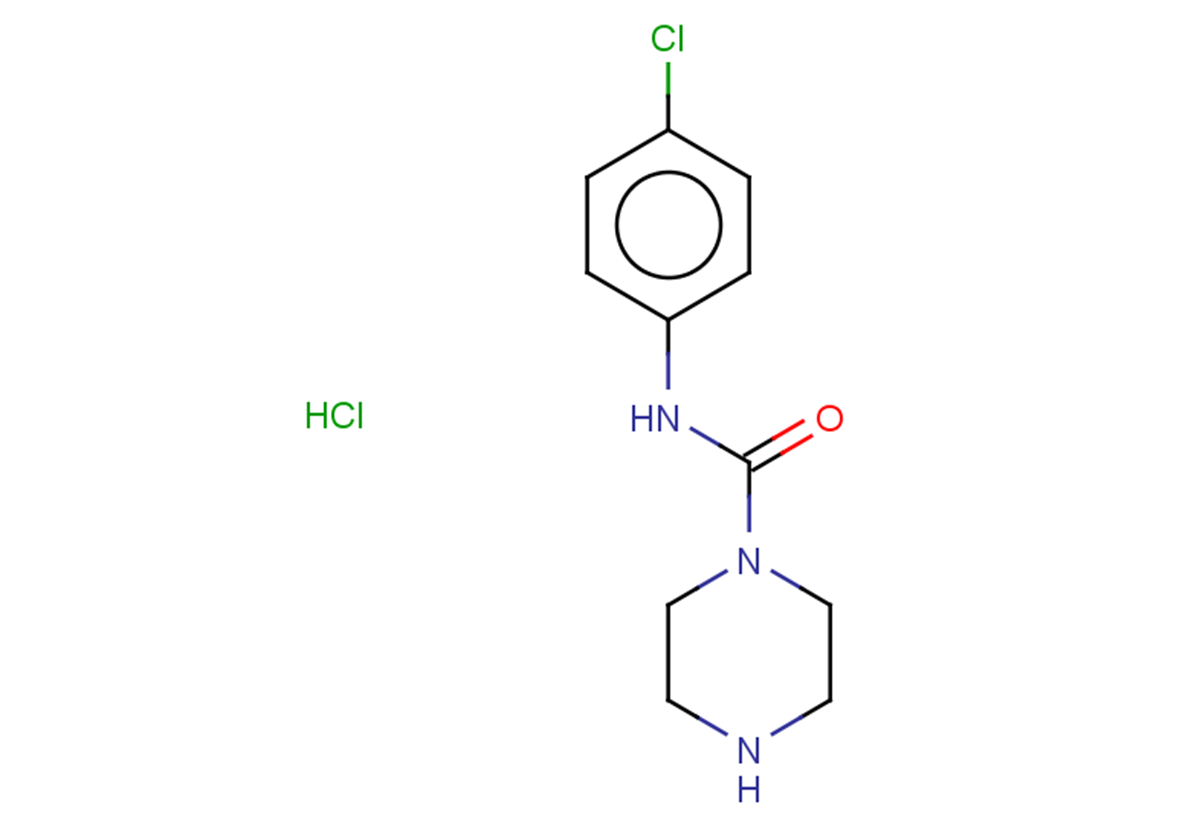 N-(4-chlorophenyl)piperazine-1-carboxamide hydrochloride
