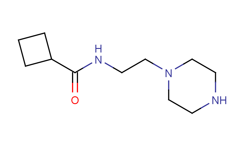N-[2-(piperazin-1-yl)ethyl]cyclobutanecarboxamide