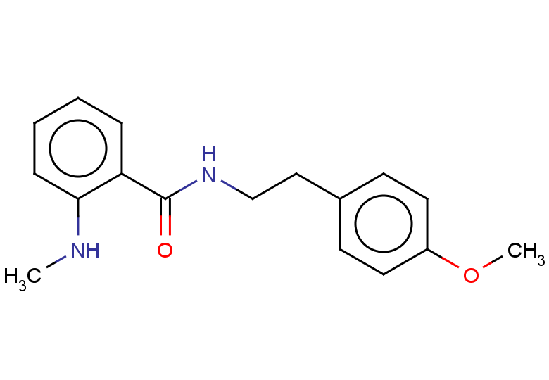 N-[2-(4-methoxyphenyl)ethyl]-2-(methylamino)benzamide