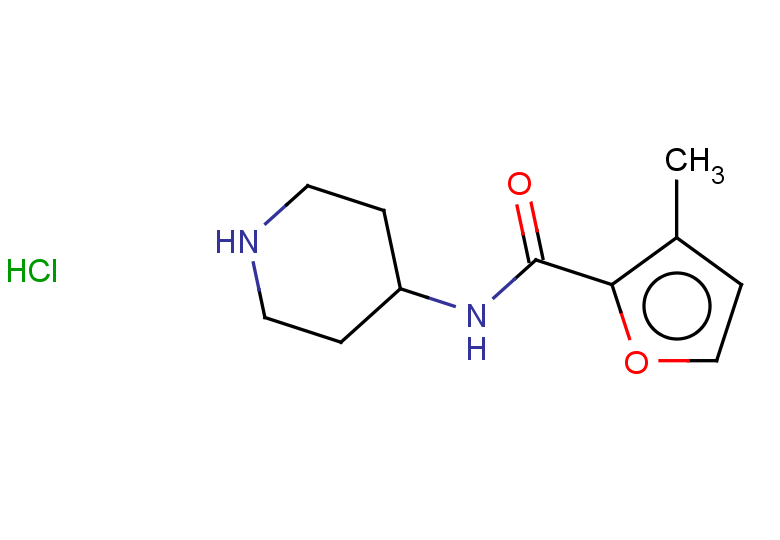 3-methyl-N-(piperidin-4-yl)furan-2-carboxamide hydrochloride