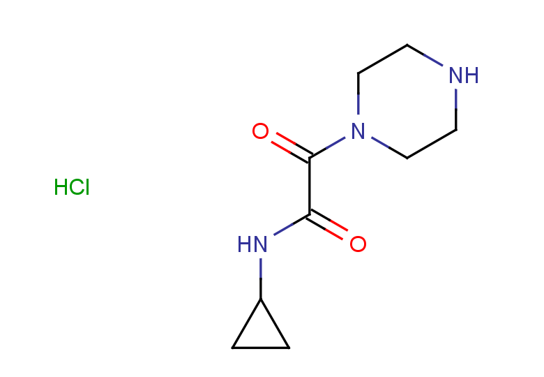N-cyclopropyl-2-oxo-2-(piperazin-1-yl)acetamide hydrochloride