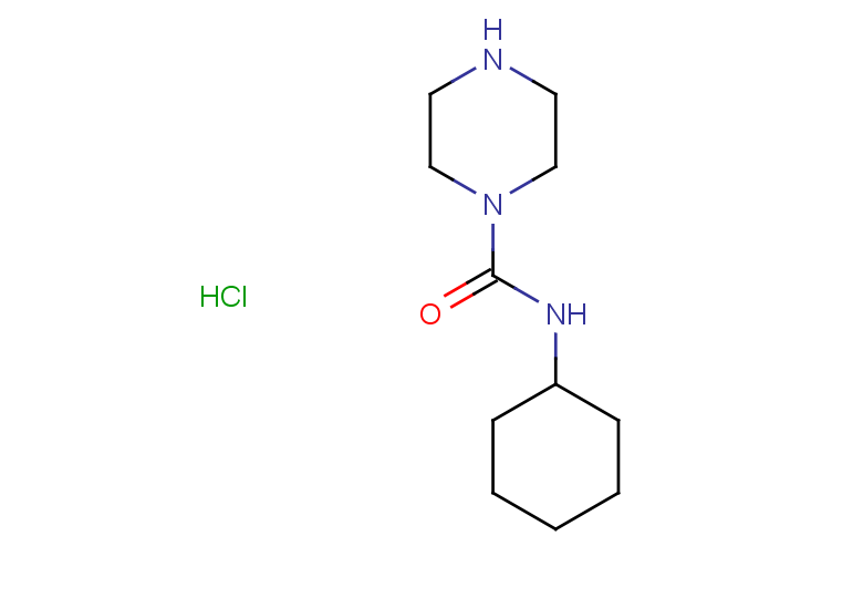 N-cyclohexylpiperazine-1-carboxamide hydrochloride