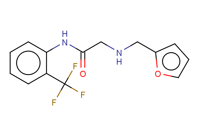 2-{[(furan-2-yl)methyl]amino}-N-[2-(trifluoromethyl)phenyl]acetamide
