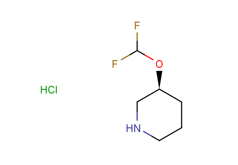 (3S)-3-(difluoromethoxy)piperidine hydrochloride