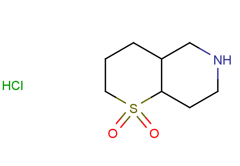 octahydro-2H-1lambda6-thiopyrano[3,2-c]pyridine-1,1-dione hydrochloride