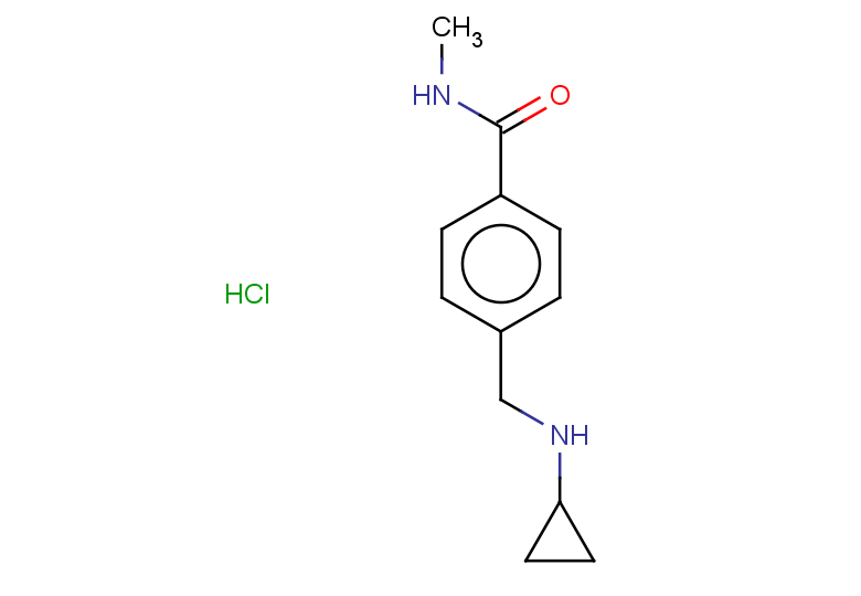 4-[(cyclopropylamino)methyl]-N-methylbenzamide hydrochloride