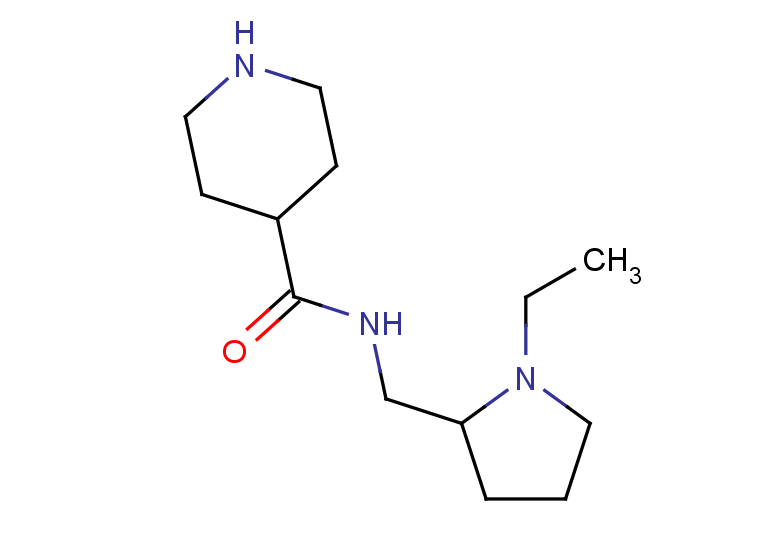 N-[(1-ethylpyrrolidin-2-yl)methyl]piperidine-4-carboxamide