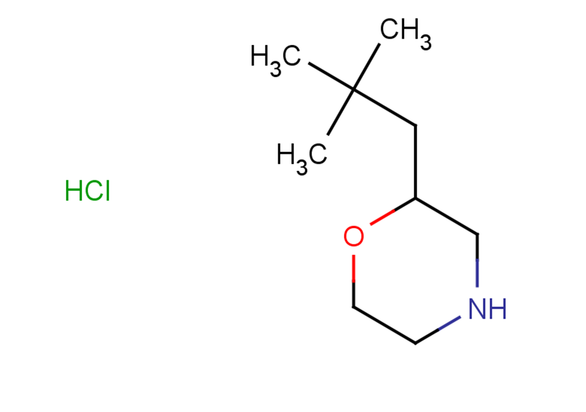 2-(2,2-dimethylpropyl)morpholine hydrochloride