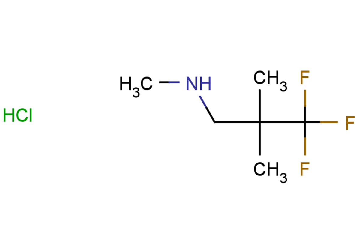 methyl(3,3,3-trifluoro-2,2-dimethylpropyl)amine hydrochloride