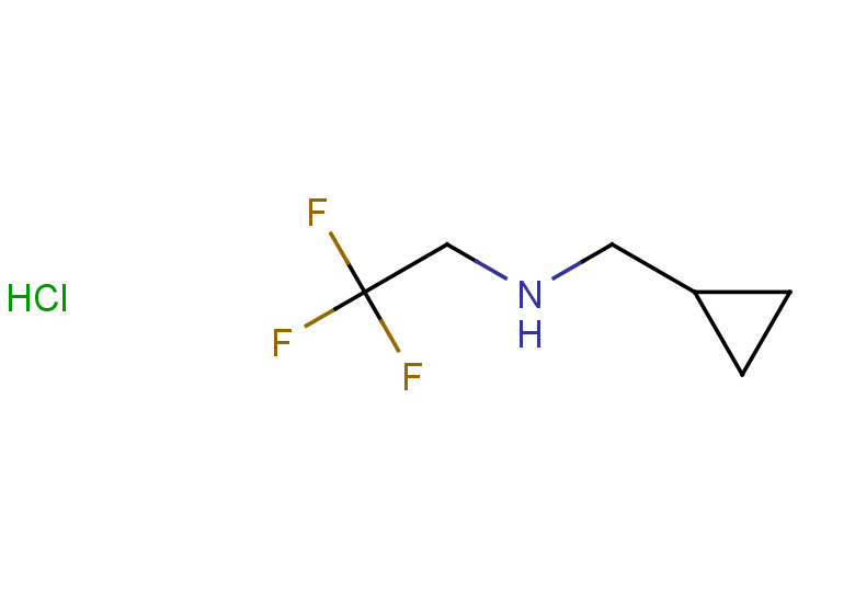(cyclopropylmethyl)(2,2,2-trifluoroethyl)amine hydrochloride