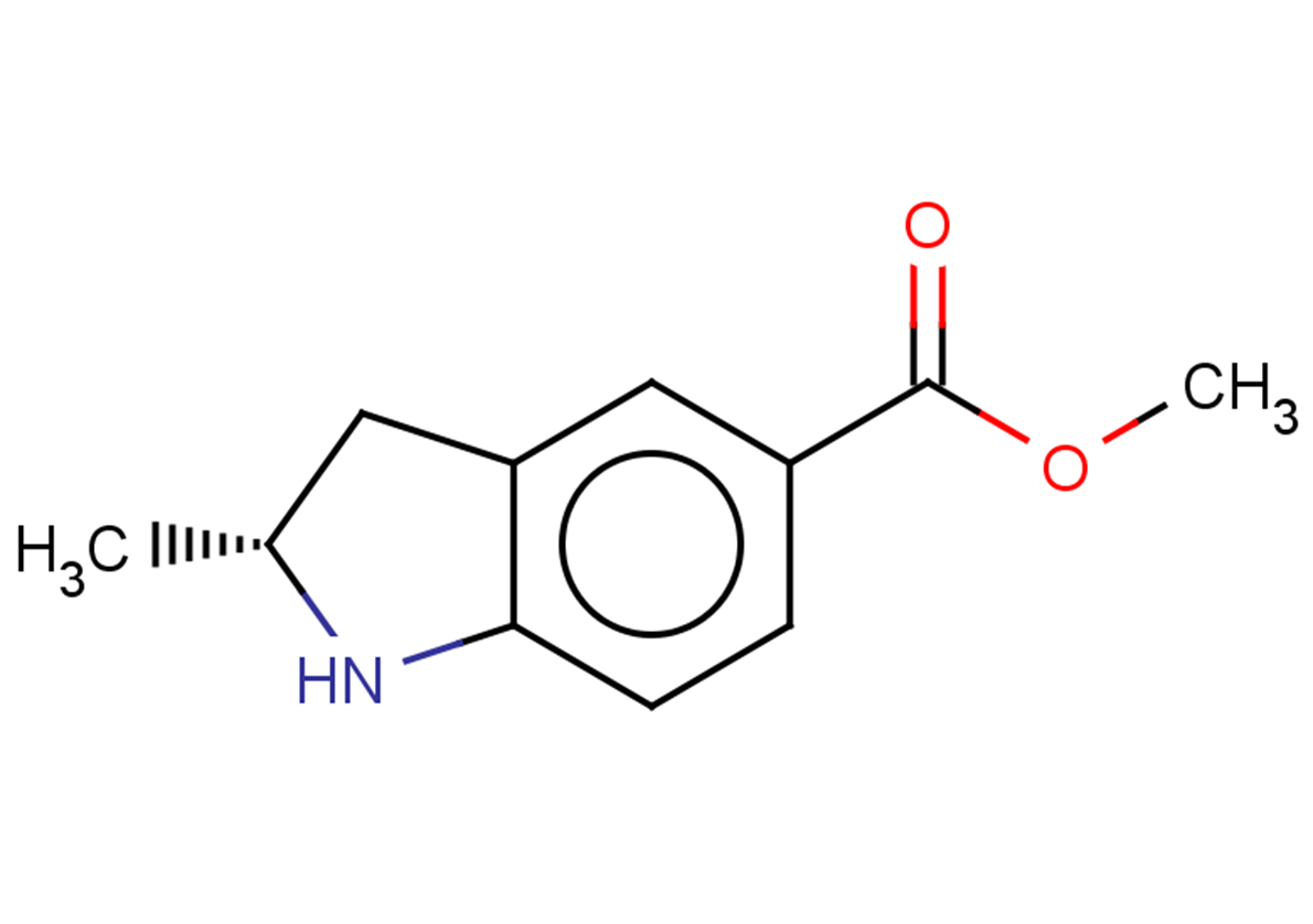 methyl (2R)-2-methyl-2,3-dihydro-1H-indole-5-carboxylate
